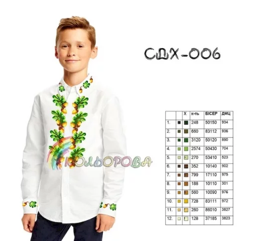 Сорочка дитяча для хлопчика СДХ-006