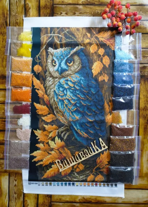 Сова в осінньому лісі, ЗПТ-036