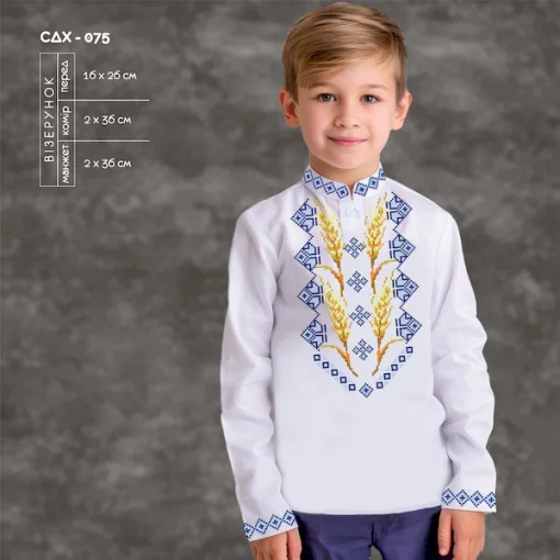 Сорочка дитяча для хлопчика СДХ-075